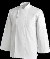 Chefs Uniform Jacket Laundry Coat Short - Large