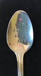 Some Bunny Loves You Hand Stamped Spoon. New Flatware. Great Easter Basket Stuffer