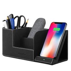 Easyacc Wireless Charger With Desk Organizer Wireless Charging Station For Iphone X 8 Plus And Samsung S7 Edge S8 Plus S9 Plus Note 8