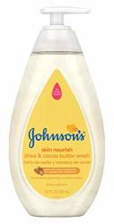 Johnsons Baby Wash Shea & Cocoa Butter 16.9 Ounce Pump 500ML 2 Pack