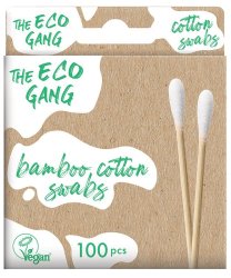 Bamboo Cotton Swabs - White