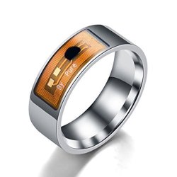 Amyove Nfc Multifunctional Waterproof Intelligent Ring Smart Digital Ring Gift
