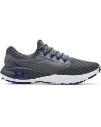 Men's Ua Charged Vantage Marble Running Shoes - Pitch Gray Royal 8