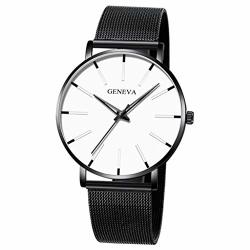 Bokeley Wristwatches Men Watches Mens Luxury Watches Quartz Watch Stainless Steel Casual Bracele Watch B