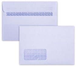LEO Envelopes Leo C6 White Window Opaque Self Seal Envelopes