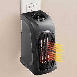 400W Portable MINI Handy Air Heater Warm Fan Blower Heater Radiator Warmer Wall-outlet Space Heat...