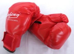 Boxing Gloves 12-OZ Black Red