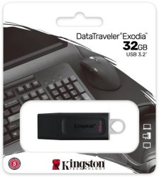 Kingston Technology - DTX 32GB Datatraveler Exodia 32GB USB 3.2 Flash Drive