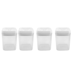 Pack Of 4 - 1.7L Food Canisters