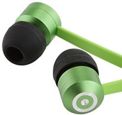 Kitsound Ribbons In-ear Earphones With Microphone - Green