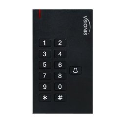 Visionis VIS-3002 Access Control Indoor Only Plastic Housing Keypad And Reader Standalone No Software 125KHZ Em Card Compatible 500 Users With Internal Doorbell 3 Year Warranty