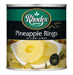 Rhodes Pineapple Rings 12 X 440G