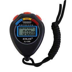 Fine Sport Stopwatch Timer Digital Professional Handheld Lcd Chronograph Sports Stopwatch Timer Stop Watch With Compass Design Black