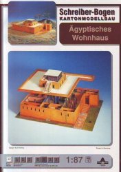 Schreiber-bogen Egyptian House Card Model
