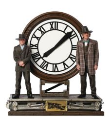 Back To The Future Marty & Doc Clock Art Scale 1 10 Statue
