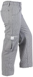 Mercer Culinary M61071HT2X Genesis Women's Chef Cargo Pant In Hounds Tooth Xx-large Black white
