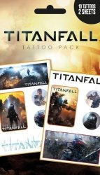 Official Titanfall Temporary Tattoo Pack : 10 Tattoos On 2 Sheets By Gb Eye Limited