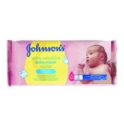 Johnson's Baby Extra Sensitive Fragrance Free Wipes Pack of 72