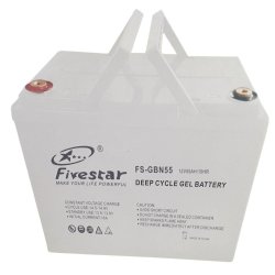 Fivestar 12V 55AH 660WH Gel Battery