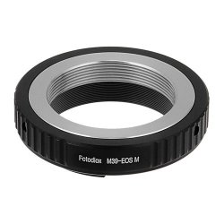 Fotodiox Lens Mount Adapter For Leica M39 L39 Screw Mount 39MM Thread Lens To Canon Eos M Mirrorless Cameras