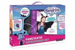 Make It Real - Disney Vampirina Fangtastic Accessories Set. Diy Craft Costume Making Kit For Little Girls. Guides Kids To Create Fleece Cape And