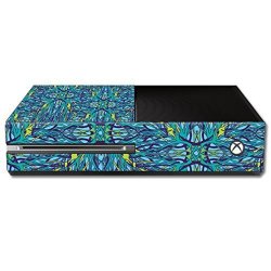 Mightyskins Skin Compatible With Microsoft Xbox One Console Wrap Sticker Skins Blue Veins