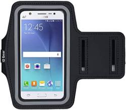 J5 Black, J5 A5 On6 Mobile Phones Arm Band Workout Phone Holder for Samsung Galaxy A6 A5 On5 Pro i2 Gear Armband Cell Phone Holder for Running J6 