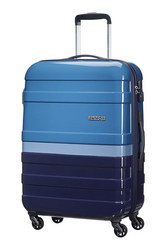 American Tourister Pasadena 67cm Travel Suitcase Blue navy