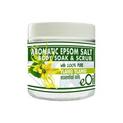 Epsom Bath Salts Ylang Ylang Aromatic Body Soak & Scrub 200 Ml
