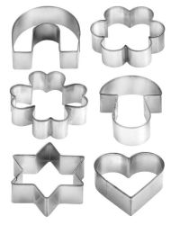 Tescom A 6 Cookie Cutters On Ring