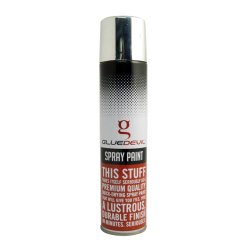 Glue Devil - Spray Paint - Mirror Chrome - 300ML - 4 Pack