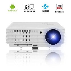 Home Cinema Projector 4500 Lumens Wifi Led Lcd Hdmi Full Hd 1080p 720p Ready For Movie Video Ga...