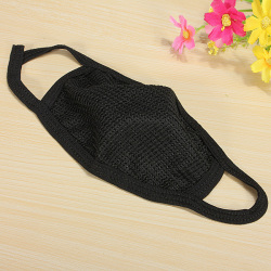 Black Mouth Face Mask Health Cycling Anti Dust Face Mask Unisex