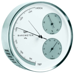 Barigo 351 - Modern Home Barometer Low Altitude White Dial