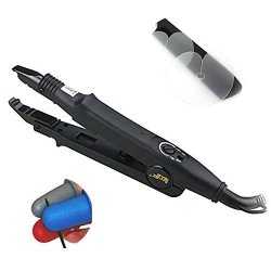 Hair Dell Ville- Universal Fusion Hair Extensions Tool Heat Iron Connector Melting Wand Black