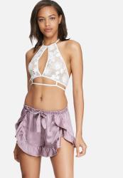 Glamorous Silky Sleep Shorts - Lilac