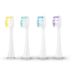 Igia 4 Pack Sonic Rx Toothbrush Replacement Heads