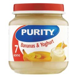 Purity 2ND Foods Banana & Yoghurt Banana & Yoghurt 125 Ml