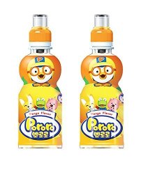 Paldo Pororo Friends Fruit Flavor Juice 7.95 Fl Oz X 2 Packs Mango