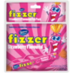 Sour Strawberry Flavoured Fizzers 24 Pack