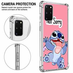 Disney Collection Fits For Samsung Galaxy S20+ 6.7-INCH Sweet Cartoon Family Dreams Stitch