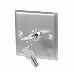 Uxcell On off Switch Lock Key Switches Emergency Door Release Spst For Access Control Panel Mount With 2 Keys