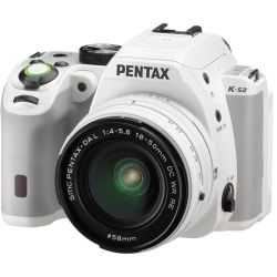 Pentax Cameras & Sports Optics Pentax K-S2 White Camera With 18-50MM Wr Lens