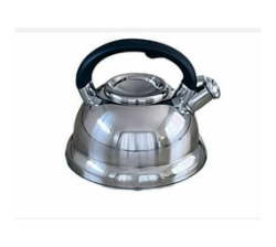 Silver Colour Stainless Steel Stove Top Whistling Kettle