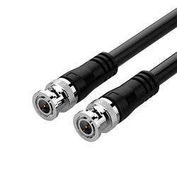 SZJELEN Right Angle Mini BNC to BNC 30cm 50ohm HD SDI Coaxial Cable,Video SDI Pigtail for Camera RF Coaxial Cable