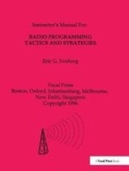 Radio Programming Tactics And Strategies Hardcover