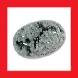Snowflake Obsidian - Oval Cabochon - 0.70CTS
