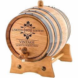 Personalized - Limited Edition Custom Engraved American Premium Oak Aging Barrel - Whiskey Barrel Age Your Own Whiskey Beer Wine Bourbon Tequila Rum