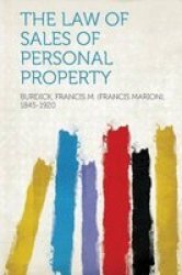 The Law Of S Of Personal Property Paperback