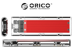 Orico Nvme M.2 SSD Enclosure - Red
